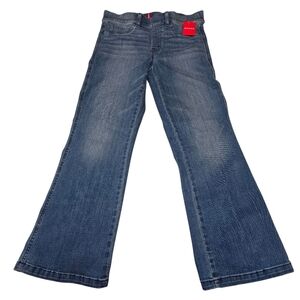 SPANX Denim Cropped Kick Flare Jeans Pants Vtg Indigo 20541R Women's Sz Med, NWT